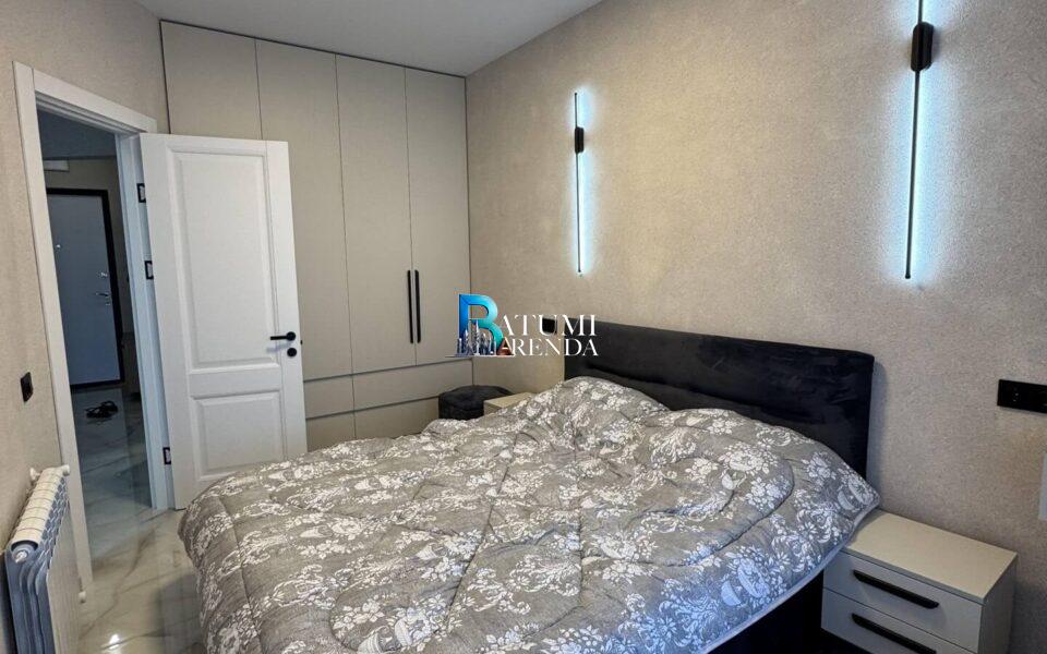 Спальня в 3-комнатной квартире 55 м² в ЖК Black Sea Towers, район Багратиони, Батуми