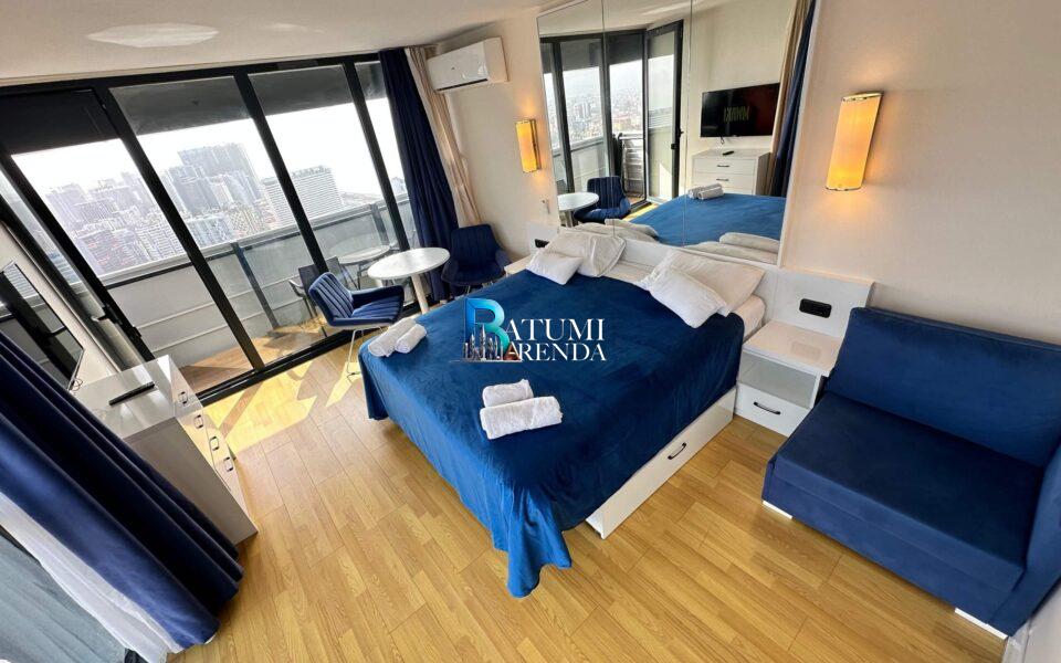 Спальное место в студии 33 м² в Orbi City, район Химшиашвили, Батуми