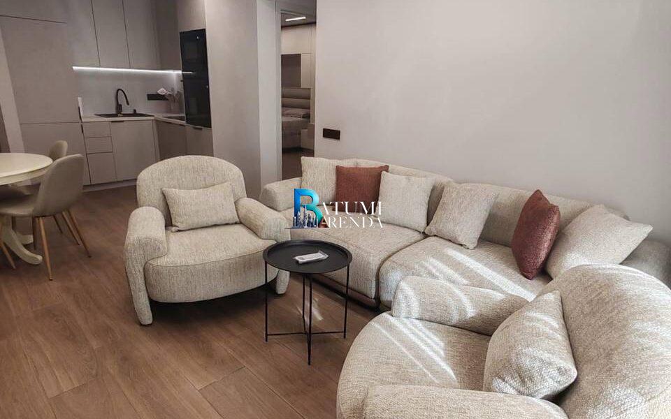 Интерьер квартиры 64 м² в ЖК BlueSky Tower в Батуми