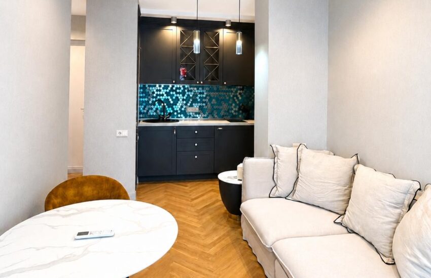 Интерьер 2-комнатной квартиры 45 м² в Next Apartments в Батуми