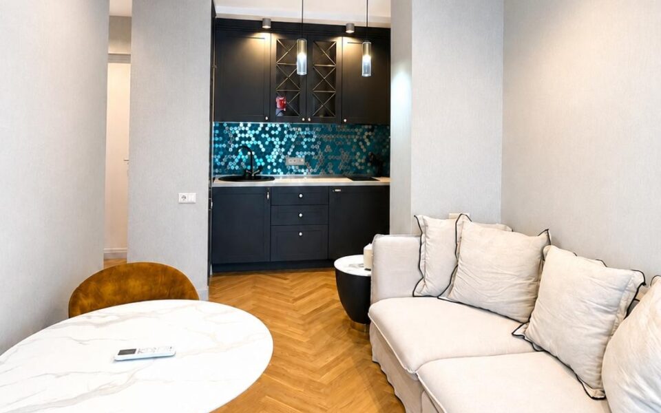 Интерьер 2-комнатной квартиры 45 м² в Next Apartments в Батуми